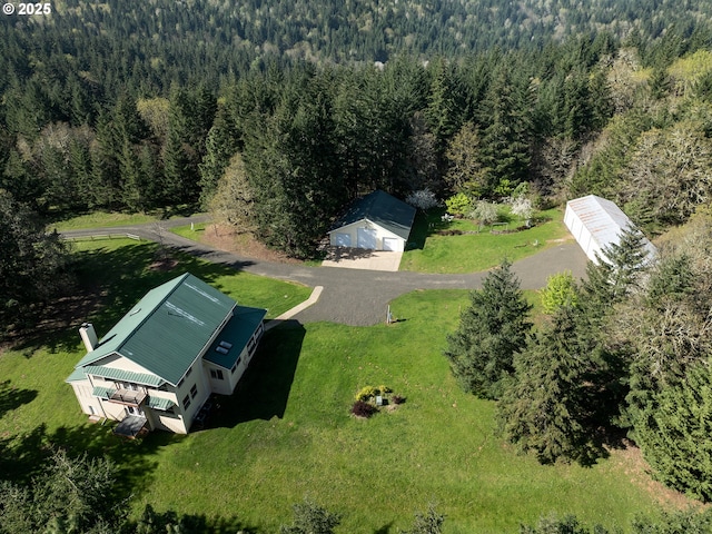 17234 Oakdale Rd, Dallas, OR 97338 - bird's eye view featuring a forest view