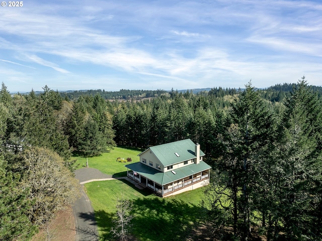 17234 Oakdale Rd, Dallas, OR 97338 - birds eye view of property featuring a view of trees
