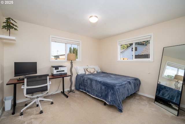33218 SW Day St, Scappoose, OR 97056 - carpeted bedroom with multiple windows and an office area