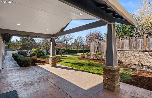 view of patio