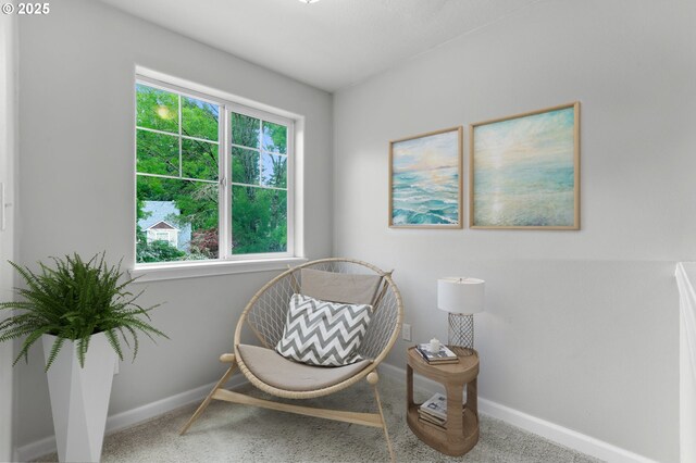 21125 SW Ladyfern Dr, Sherwood, OR 97140 - living area featuring baseboards and carpet flooring
