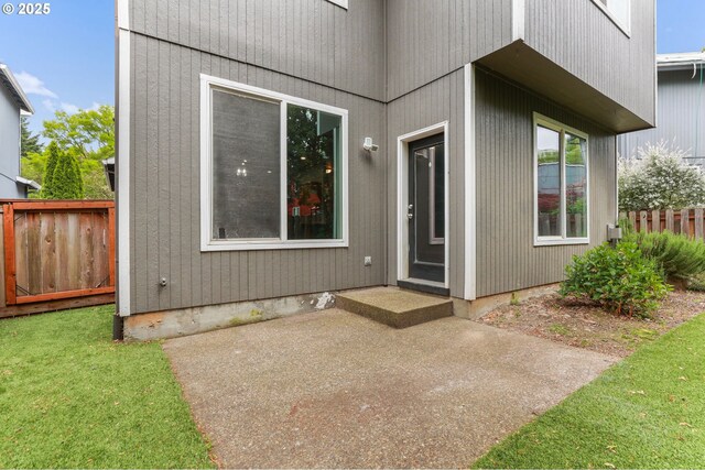 21125 SW Ladyfern Dr, Sherwood, OR 97140 - doorway to property with a patio area