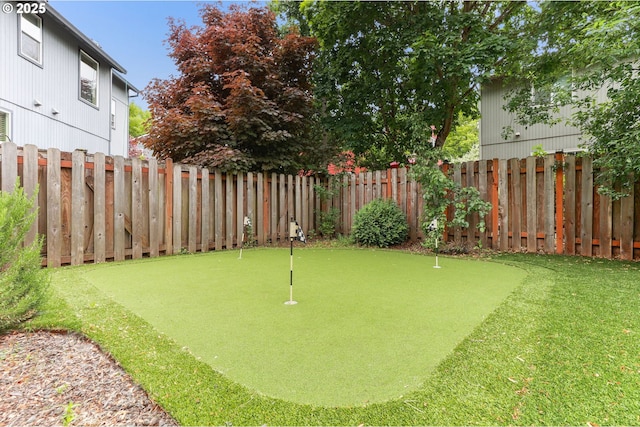 21125 SW Ladyfern Dr, Sherwood, OR 97140 - view of yard with a putting area
