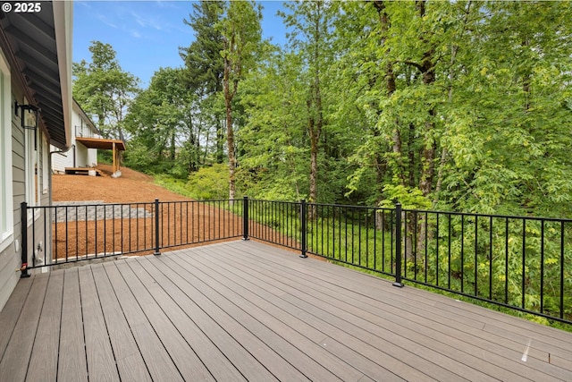 8120 SE 145th Ct, Portland, OR 97236 - view of wooden terrace