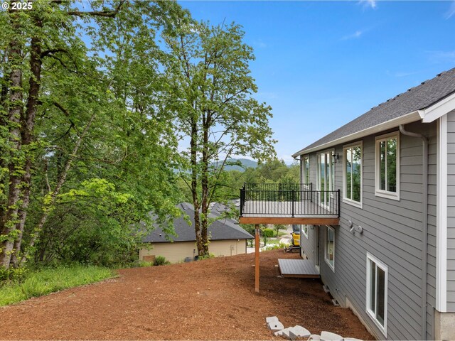 8120 SE 145th Ct, Portland, OR 97236 - view of yard featuring a wooden deck