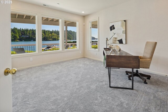1308 Northshore Rd, Lake Oswego, OR 97034 - carpeted office space featuring baseboards