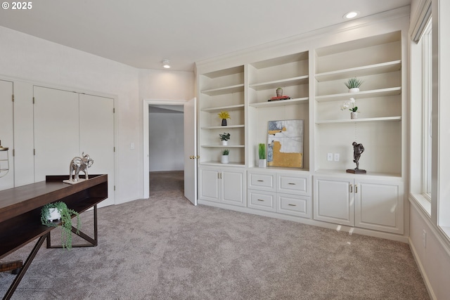 1308 Northshore Rd, Lake Oswego, OR 97034 - office area featuring light carpet and recessed lighting