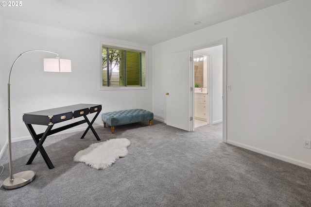 1308 Northshore Rd, Lake Oswego, OR 97034 - sitting room with carpet flooring