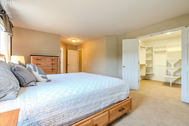 308 SW 38th Loop, Gresham, OR 97080 - bedroom with light carpet, a walk in closet, and a closet