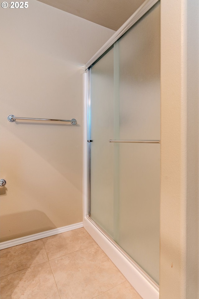 308 SW 38th Loop, Gresham, OR 97080 - full bath with tile patterned flooring and a shower with door