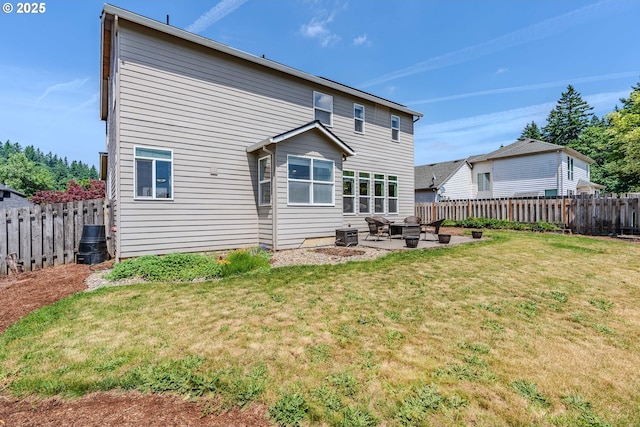 308 SW 38th Loop, Gresham, OR 97080 - back of property with a patio and a fenced backyard