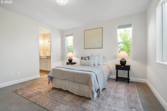 2310 S Heather St, Cornelius, OR 97113 - bedroom featuring multiple windows, carpet flooring, and ensuite bath