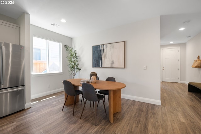 2310 S Heather St, Cornelius, OR 97113 - dining area featuring wood finished floors and recessed lighting