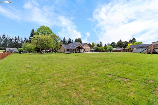 10704 NE 189th St, Battle Ground, WA 98604 - view of yard with a playground