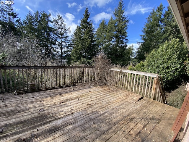 view of deck