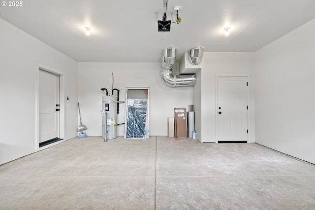 88104 7th St, Veneta, OR 97487 - garage with electric water heater and a garage door opener