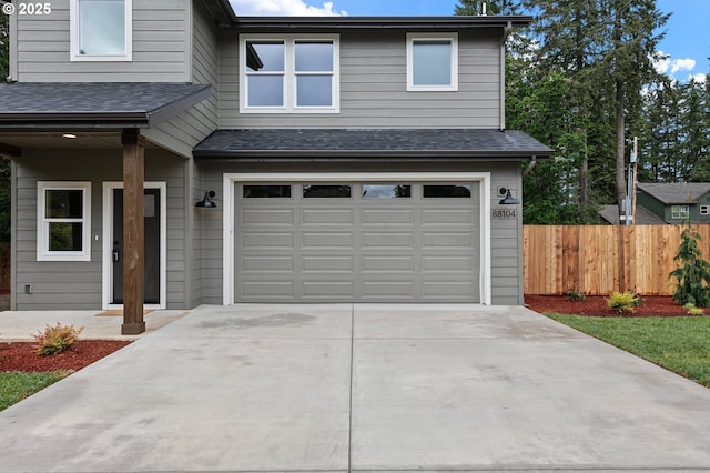 88104 7th St, Veneta, OR 97487 - view of front of home featuring an attached garage, driveway, and a shingled roof