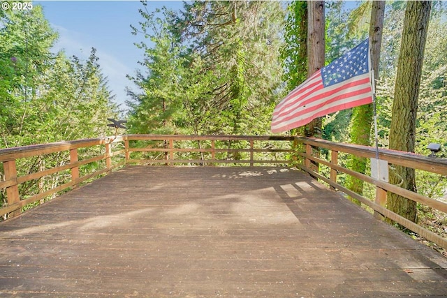48395 High Leah Dr, Oakridge, OR 97463 - view of wooden terrace