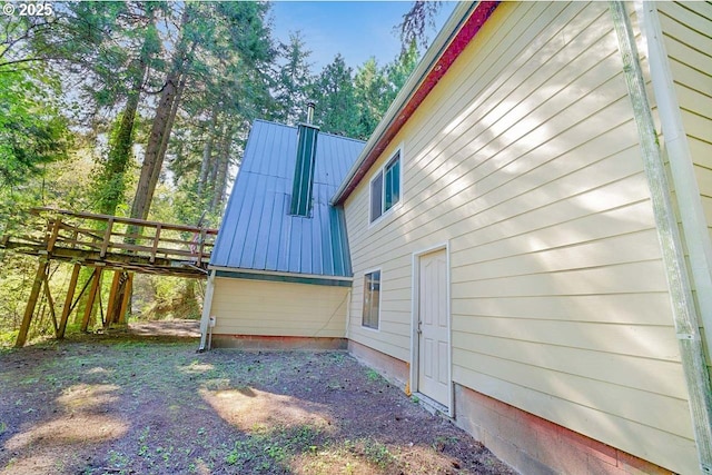 48395 High Leah Dr, Oakridge, OR 97463 - view of property exterior with a metal roof
