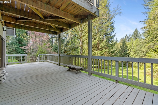 39402 NE 211th Ave, Amboy, WA 98601 - view of wooden deck
