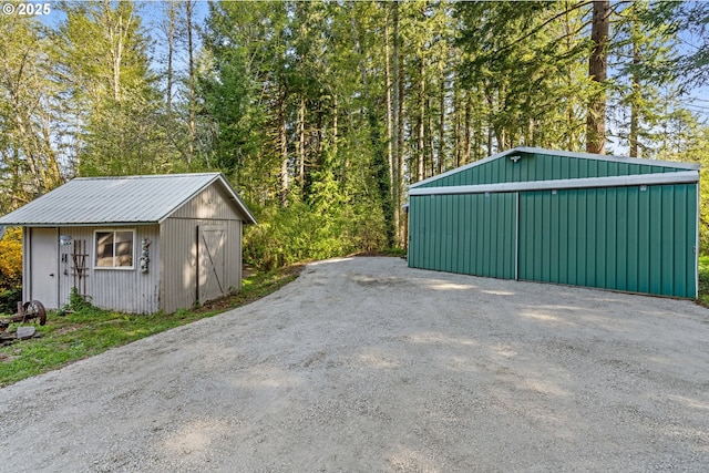 39402 NE 211th Ave, Amboy, WA 98601 - view of detached garage
