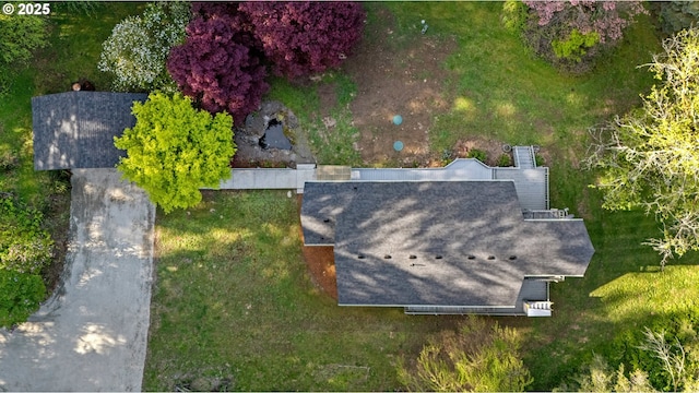 39402 NE 211th Ave, Amboy, WA 98601 - view from above of property