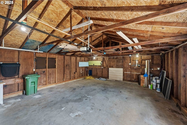 93753 E Mill Ln, Coos Bay, OR 97420 - garage with a garage door opener
