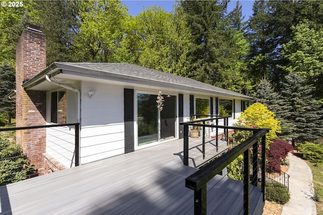 view of deck