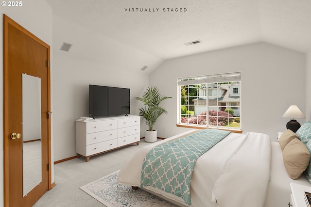 16149 SW Snapdragon Ln, Tigard, OR 97223 - bedroom with vaulted ceiling and carpet flooring