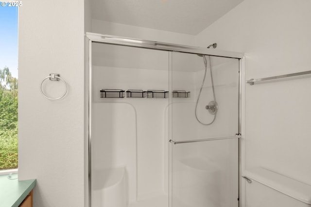 16149 SW Snapdragon Ln, Tigard, OR 97223 - bathroom with a shower stall and vanity