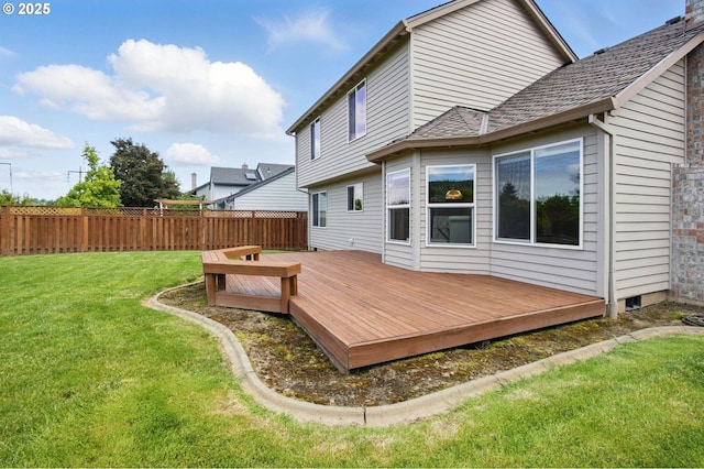 8355 SW 159th Pl, Beaverton, OR 97007 - rear view of house featuring a wooden deck