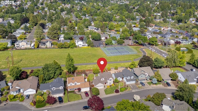 8355 SW 159th Pl, Beaverton, OR 97007 - aerial overview of property's location featuring nearby suburban area