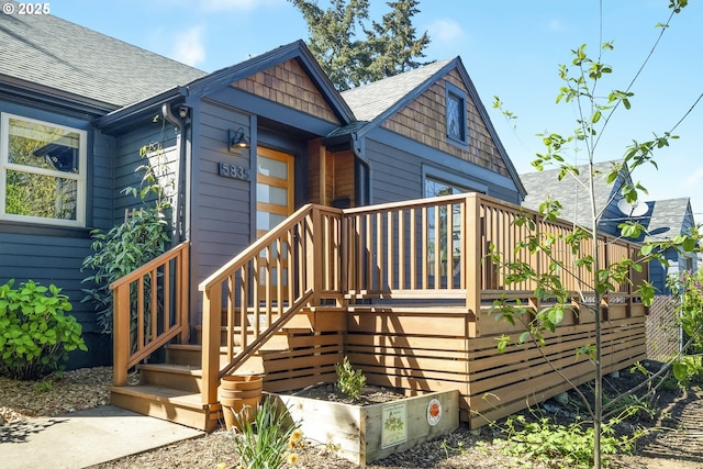 5835 NE 23rd Ave, Portland, OR 97211 - view of front of home with a shingled roof