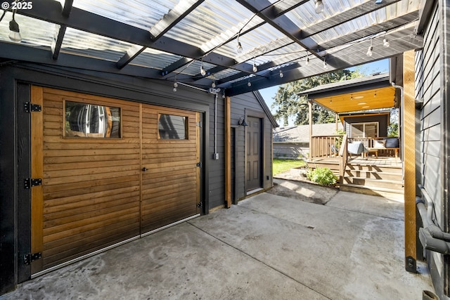 5835 NE 23rd Ave, Portland, OR 97211 - view of patio / terrace with a pergola