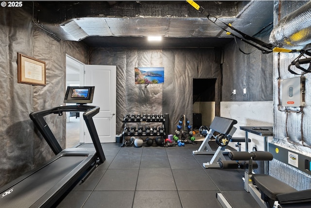 view of workout room