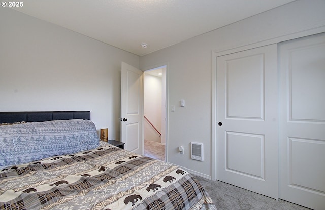 14008 SE Center St Unit A, Portland, OR 97236 - bedroom featuring light carpet and a closet