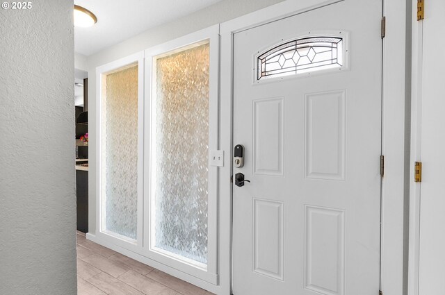 view of entrance foyer