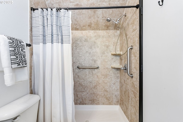 14426 SE Princeton Village Way, Clackamas, OR 97015 - bathroom with a shower stall and toilet