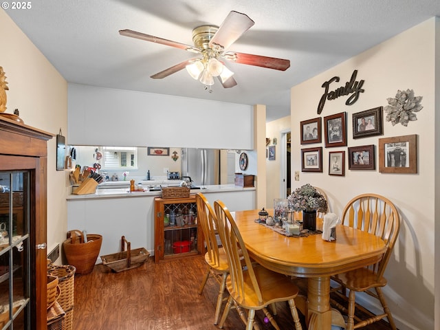 720 SE Rene Ave, Gresham, OR 97080 - dining room featuring wood finished floors and ceiling fan