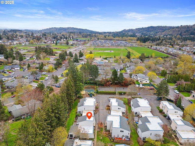 view of property location with nearby suburban area