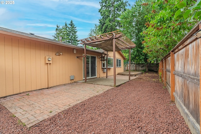 5715 SW 191st Ave, Beaverton, OR 97078 - fenced backyard with a pergola and a patio area