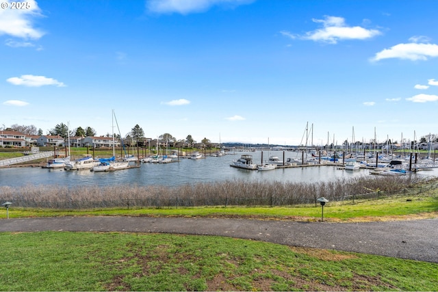 601 N Tomahawk Island Dr, Portland, OR 97217 - dock area featuring a water view
