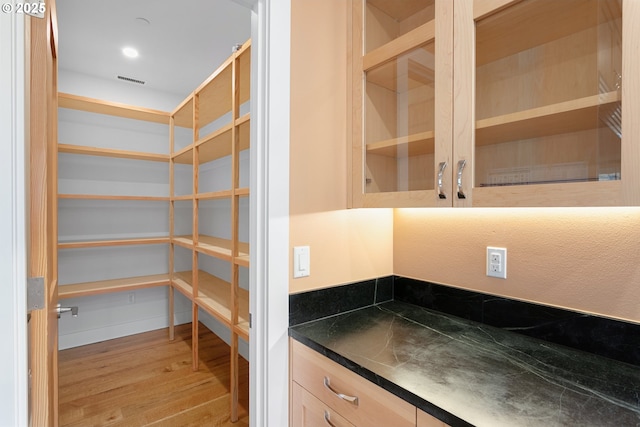 pantry featuring visible vents