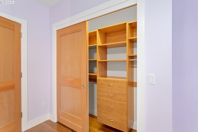 view of closet