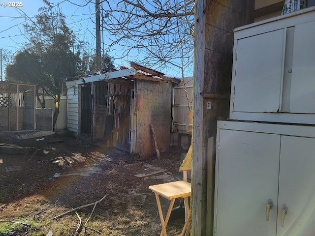 view of outbuilding