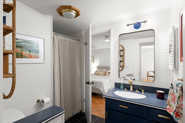 3730 NW 183rd Ave, Portland, OR 97229 - full bathroom featuring vanity, ensuite bathroom, and a shower with shower curtain