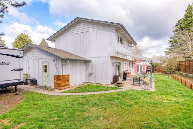 3730 NW 183rd Ave, Portland, OR 97229 - back of house with a patio and a fenced backyard
