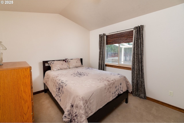 145343 Birchwood Dr, La Pine, OR 97739 - carpeted bedroom with lofted ceiling and baseboards