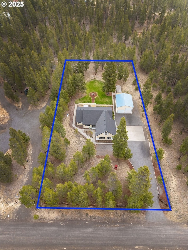 145343 Birchwood Dr, La Pine, OR 97739 - view of subject property with property boundaries highlighted