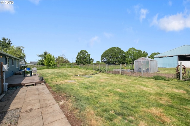 5615 Macleay Rd, Salem, OR 97317 - view of yard with an outbuilding and a wooden deck